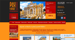 Desktop Screenshot of paxtour.sk